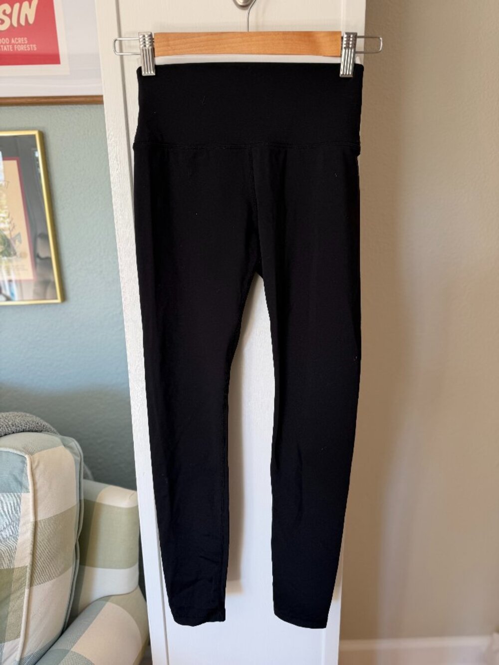 ANA x LVBY LiveBY Active Black High Waisted Contrast Waistband Leggings